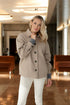 Handmade wool coat with pockets Edita from Baltic Linen
